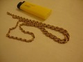 Золотая цепочка плетения московский бит длиной 50см и весом 30 грамм сделано на заказ